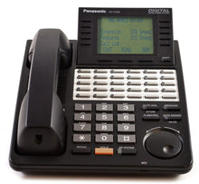 Load image into Gallery viewer, Panasonic KX-T7456 Digital 24 Button Speakerphone 6-Line Display KXT7456 Black (Refurbished)
