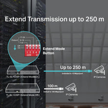 Load image into Gallery viewer, TP-Link 24-Port 10/100 Mbps + 2-Port Gigabit Rackmount Switch with 24-Port PoE+ TL-SL1226P
