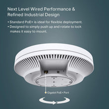 Load image into Gallery viewer, TP-Link EAP620 HD | Omada WiFi 6 AX1800 Wireless Gigabit Access Point for High-Density Deployment | OFDMA, Seamless Roaming &amp; MU-MIMO | SDN Integrated | Cloud Access &amp; Omada App | PoE+ Powered | White
