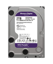 Load image into Gallery viewer, WD Purple 2TB Surveillance Hard Drive WD20PURZ - 5400 RPM Class, SATA 6 Gb/s, 64 MB Cache, 3.5" - WD20PURZ
