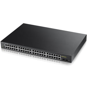 Zyxel 48-Port Gigabit PoE Switch | Smart Managed | Rackmount GS1900-48HP