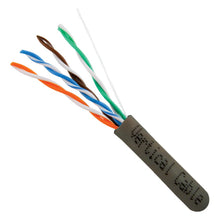 Load image into Gallery viewer, Vertical Cable Cat5e, 350 Mhz, UTP, UV Jacket, Outdoor, CMX, 1000ft, Bulk Ethernet Cable, Gray
