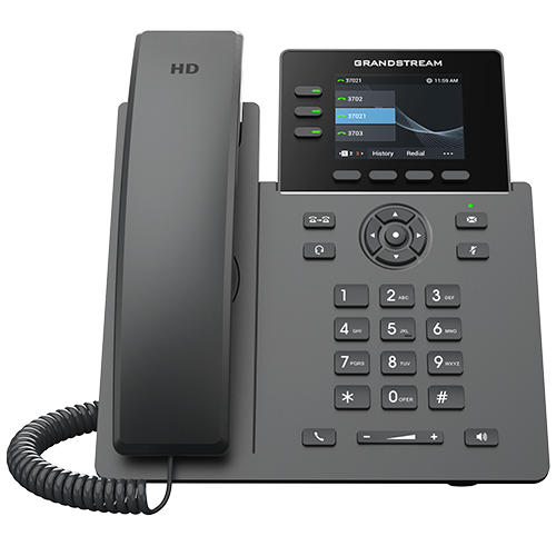 Grandstream 3 Lines, 4 SIP Accounts, 2.8 in scrn, PoE, GigE GRP2611G (NEW, early-Dec)