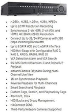 Load image into Gallery viewer, HIKVISION DS-9664NI-I8-10TB 64-Channel 4K 12MP HikConnect DDNS VCA Alarm Smart NVR with Alarm I/O, Support RAID 0,1,5,6,10, US Version, (10TB HDD Included)
