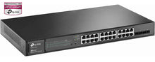 Load image into Gallery viewer, Bonus Bundle with Cat6 5ft Patch Cords and TP-Link JetStream T1600G-28PS 24-Port Gigabit PoE+ Smart Managed Pro Switch w/ 4x Fiber up-link Slots, 192W
