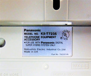 Panasonic KX-T7235-W White Phone