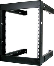 Load image into Gallery viewer, Vertical Cable 12U Open Wall Mount Frame Rack 047-WFM-1226 - Adjustable Depth 18"-30"
