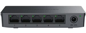 Grandstream Layer 2 Unmanaged Switch, 5 x GigE, Plastic Case GWN7700