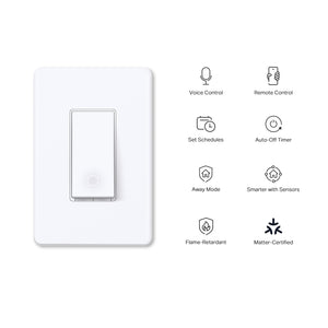 TP-Link Smart Wi-Fi Light Switch, Matter Tapo S505