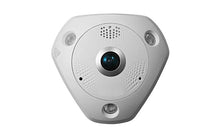 Load image into Gallery viewer, HIKVISION DS-2CD63C5G0E-IS 12MP IR Network Fisheye Dome Camera with Alarm and Audio Inputs and Outputs and Built-in Heater, RJ45 Connection
