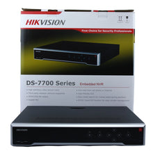 Load image into Gallery viewer, Hikvision USA NVR DS-7716NI-I4/16P 12MP 4K 16-ch POE Embedded Plug &amp; Play Network Video Recorder HDMI 4 SATA Interface Support 6TB HDD(NO Included)
