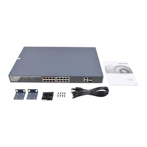 DS-3E1318P-E Web-Managed PoE Switch, Hikvision