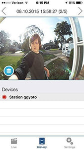 DoorBird WiFi Video Doorbell D101S, Strato Silver Edition