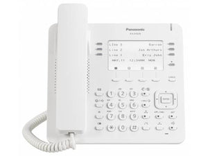 Panasonic Digital Phone for NS 6-LINE LCD 6X4 FLEX SELF-LABELLING KEYS DT PHONE White KX-DT635