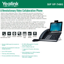Load image into Gallery viewer, Yealink SIP VP-T49G IP Phone - Cable - Desktop - Charcoal
