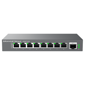 Grandstream Unmanaged 2.5 Multi-Gigabit Switch, 8 x 2.5 GigE, 1 x SFP+ GWN7701M