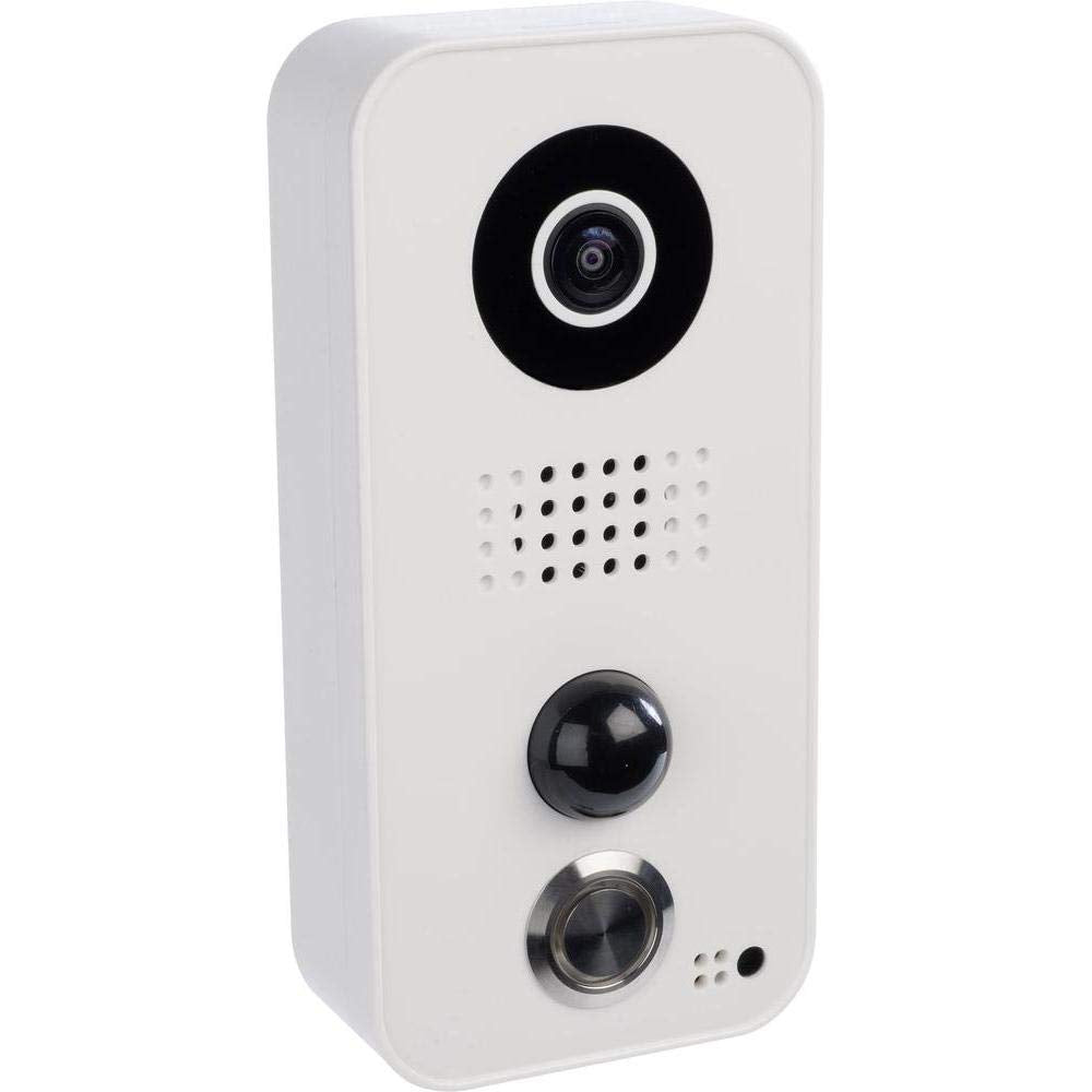 DoorBird Video Door Station D101, Polycarbonate Housing, White Edition, POE WiFi