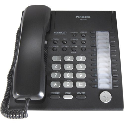 Panasonic KX-T7750-B Panasonic KX-T7750-B 24-Button Advanced Hybrid Telephone Certified Refurbished