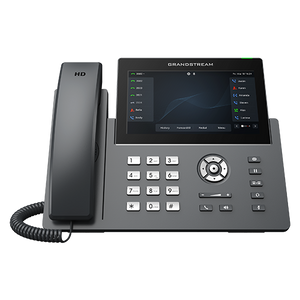 Grandstream 12 Lines, 6 SIP Accounts, 7in touch screen (color), PoE + GigE, WiFi GRP2670