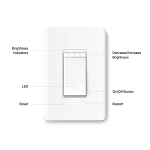 TP-Link Smart Wi-Fi Light Switch, Dimmer Tapo S500D