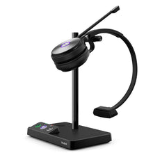 Load image into Gallery viewer, Yealink WH62 Mono Teams Wireless Noise Canceling Headset - Connects and Works with USB Enabled Desk Phones, Computers and Softphones. Headset Includes a 500ft Wireless Range + Intelligent Mute

