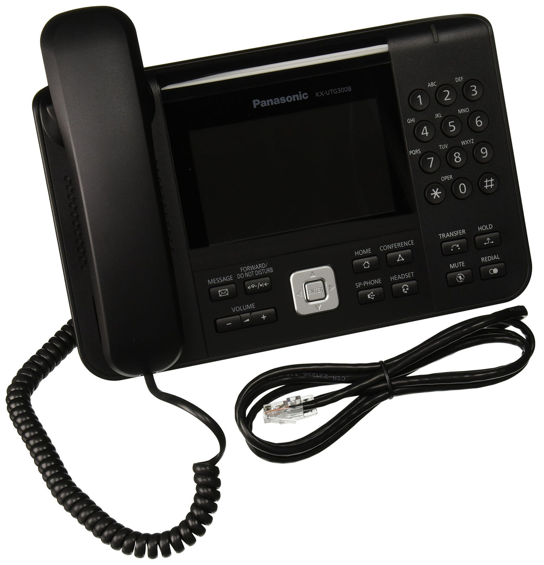 Panasonic KX-UTG300-B Enterprise-Class SIP Phone Refurbished VoIP Telephone