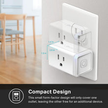 Load image into Gallery viewer, TP-Link Kasa Smart Wi-Fi Plug Slim, Energy Monitoring, HomeKit, 4-Pack EP25P4
