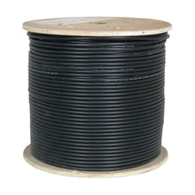Load image into Gallery viewer, Vertical Cable Cat6A 10G, UTP, 23AWG, Solid Bare Copper, PVC, 1000ft Bulk Ethernet Cable, Black 064-484/A/BK
