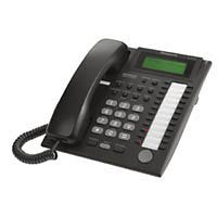 KX-T7735-B Panasonic 24 Button Speakerphone Telephone w/ 3-Line Backlit LCD & Hands-Free Answer Back