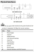 Load image into Gallery viewer, Hikvision USA DS-7608NI-E2/8P 8CH PoE NVR Network Video Recorder with Hikvision USA Warranty
