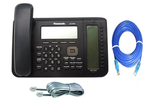 PANASONIC KX-NT556-B 6-LINE BACKLIT LCD DISPLAY IP PHONE BLACK Renewed