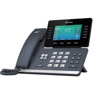 Yealink SIP-T54S IP Phone, 16 Lines. 4.3-Inch Color Display. USB 2.0, Dual-Port Gigabit Ethernet, 802.3af PoE, Power Adapter Not Included