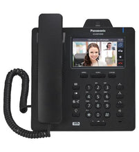 Load image into Gallery viewer, Panasonic KX-HDV430 Video SIP IP, 16 SIP Account, 4.3 in Color Touch Panel LCD, HD Voice, Gigabit PoE, Bluetooth, 24 Flex Keys
