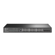 Load image into Gallery viewer, TP-Link TL-SG3428 | Jetstream 24 Port Gigabit Switch, 4 SFP Slots | Omada SDN Integrated | L2+ Smart Managed | IPv6 | Static Routing | L2/L3/L4 QoS, IGMP &amp; LAG |Limited Lifetime Protection
