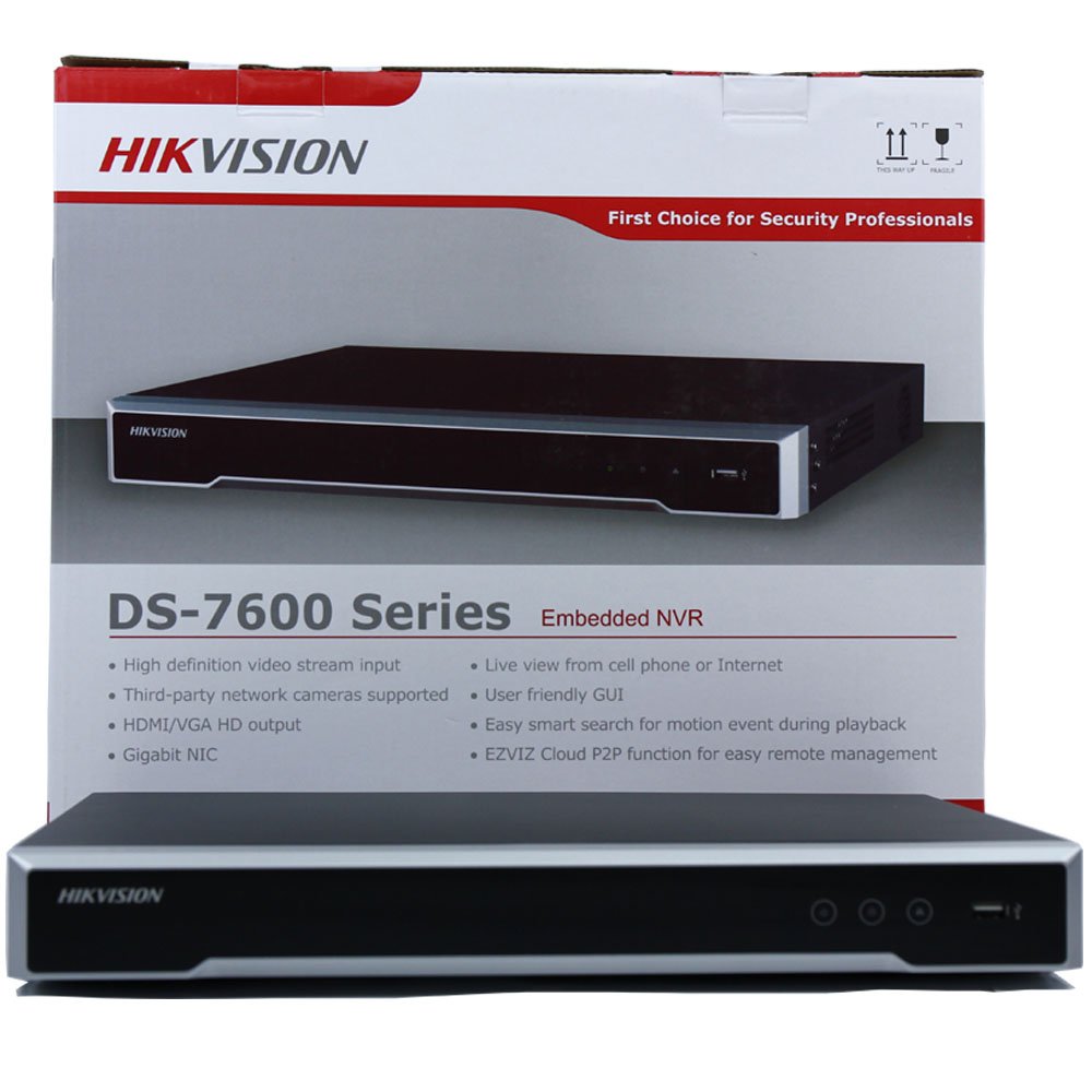 Hikvision DS-7608NI-I2/8P English Version Embedded Plug and Play 4K 8Channel POE NVR 2 SATA (Can Be Update)