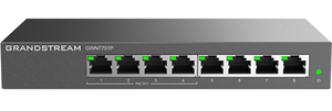 Grandstream Layer 2 Unmanaged PoE Switch, 8 x GigE (4 x PoE), Metal Case GWN7701P