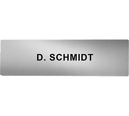 DoorBird Nameplate for D21x One Call Button Video Door Station Stainless Steel - Engraved - Chrome High Gloss(V4A)