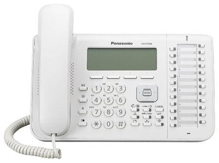 Panasonic KX-DT546 Digital Phone White Color Requires PBX