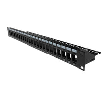 Load image into Gallery viewer, Vertical Cable 24 Port Blank Patch Panel - 1U 043-382/24/1U
