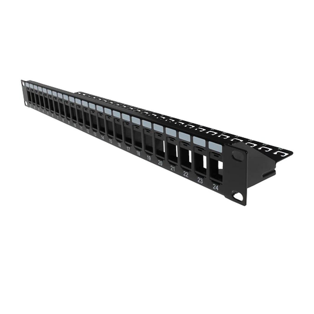 Vertical Cable 24 Port Blank Patch Panel - 1U 043-382/24/1U