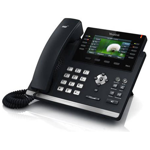 Yealink SIP-T46GN Wired handset LED Negro - Telfono IP (LED, 480 x 272 Pixeles, 10.9 cm (4.3