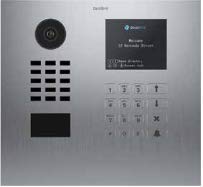 DoorBird | DRB D21DKH | IP Video Door Station D21DKH, Brushed Stainless-Steel, Display & Keypad Module, Horizontal