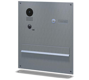 DoorBird IP Video Door Station D203, Full Stainless-Steel, Flush-Postbox Edition