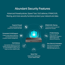 Load image into Gallery viewer, TP-Link ER7206 Multi-WAN Professional Wired Gigabit VPN Router Increased Network Capacity SPI Firewall Omada SDN Integrated Load Balance Lightning Protection
