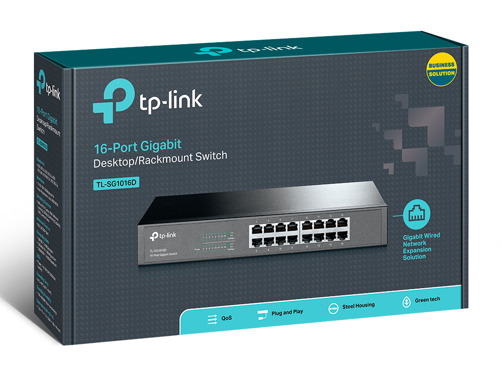 TP-Link 16-Port Gigabit Switch TL-SG1016D