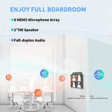 Load image into Gallery viewer, Yealink A30 MeetingBar Zoom Certified,Double Web Cameras with 8 Microphones and Speakers, Wide Angle, Auto Framing, Speaker Tracking, Audio and Video Conferencing System for Medium Conference Room
