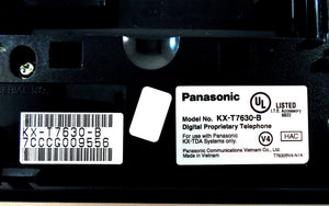 Panasonic KX-T7630-B 24-Button 3-Line LCD Display Telephone (Renewed)