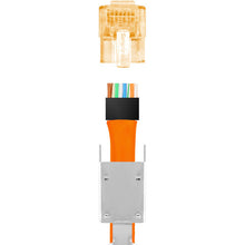 Load image into Gallery viewer, Simply45 Cat 7/7a/6a STP Shielded External Ground RJ45 Standard Modular Plug with Bar45 (50-Piece Jar)
