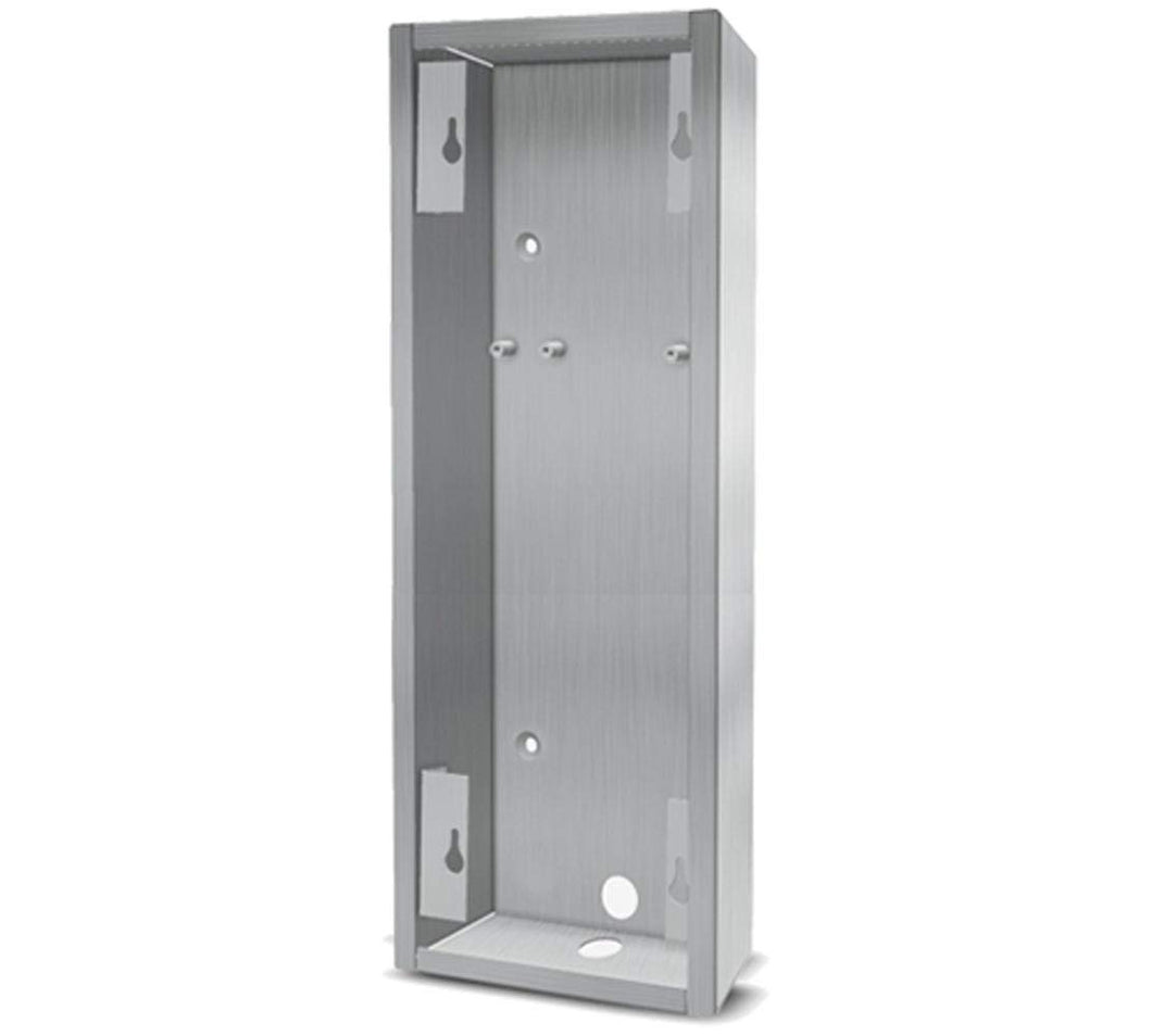 DoorBird Protective-Hood for D2101KV Video Door Station, Stainless Steel V2A, Brushed Surface Mounting Housing