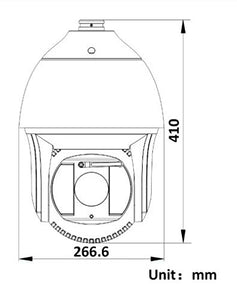 HIKVISION DS-2DF8242IX-AELW 2MP Rapid Focus Face Detection 42x Optical Zoom IR Network Speed Dome PTZ Camera with 6.0mm to 252mm Varifocal Lens